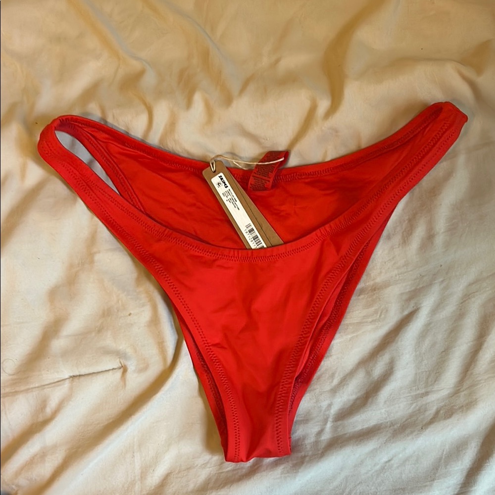 Skims tanga Red Bikini Bottom